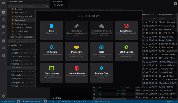 New object window