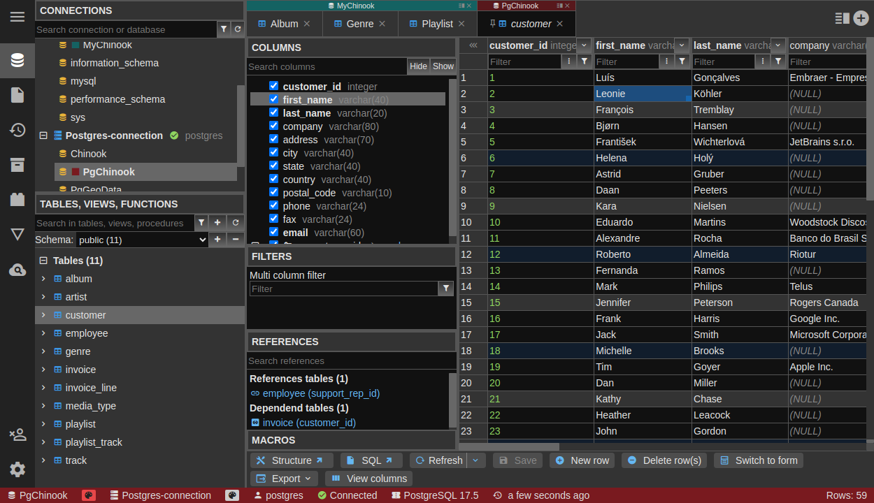 DbGate screenshot